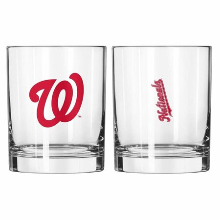 MOMENT-IN-TIME 14 oz Major League Baseball Washington Nationals Gameday Rocks Glass MO3601446